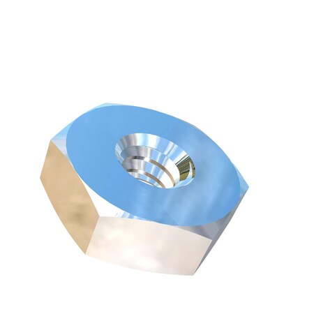 Allied Titanium Hex Nut, #6-32, Titanium, Grade 5 0000237